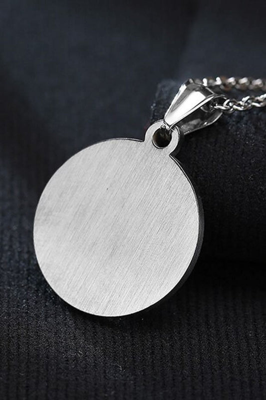 Paslanmaz Çelik Yuvarlak Düz Kolye- Ithal Kararmaz Çelik